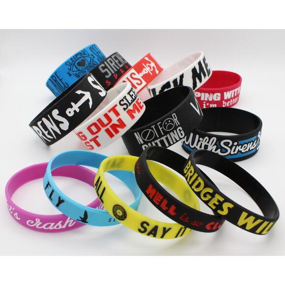 The Ultimate Sleeping with Sirens Wristband Collection 14 Bracelets - Picture 2 of 2